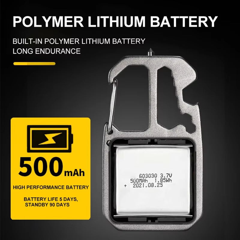 Compact & Powerful: Ultra Small Mini LED Flashlight Keychain with Multiple Light Modes